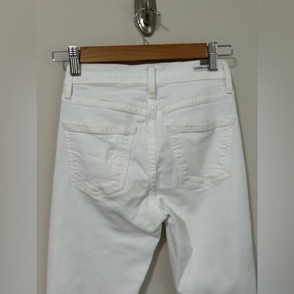 Citizens Of Humanity Rocket High Rise Crop Skinny in Distressed Milos - Picture 9 of 11